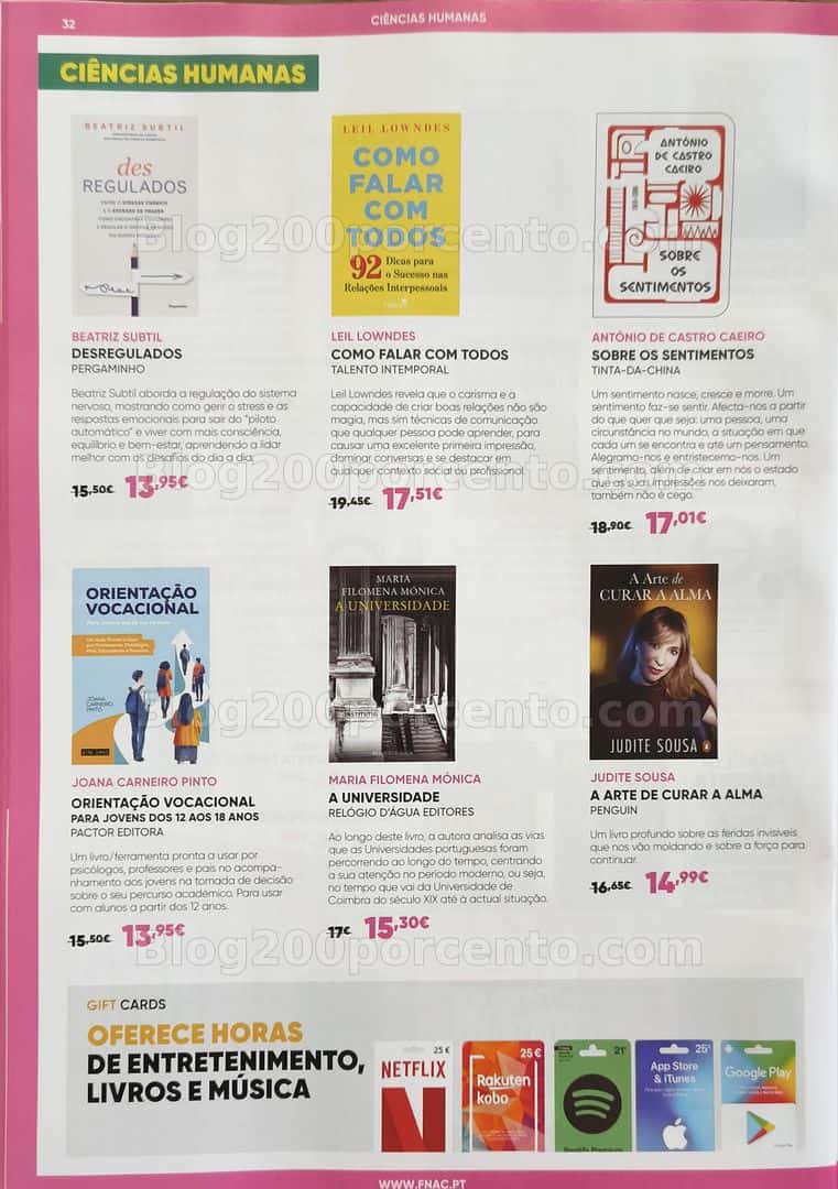 Antevisão Folheto FNAC Mês dos Livros Promoções de 16 abril a 20 maio