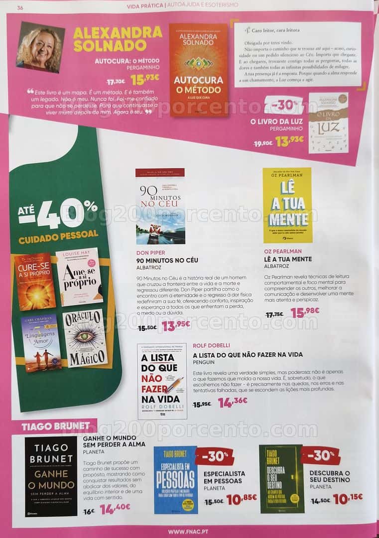 Antevisão Folheto FNAC Mês dos Livros Promoções de 16 abril a 20 maio