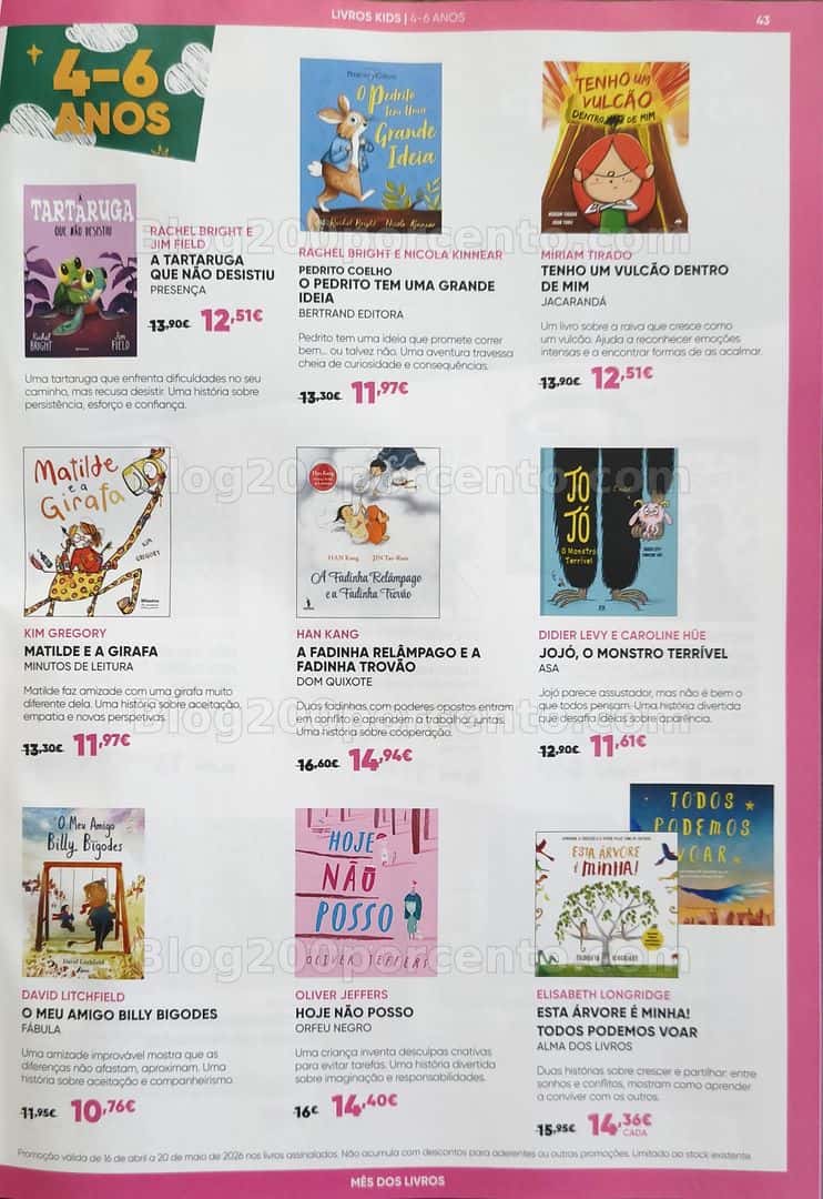 Antevisão Folheto FNAC Mês dos Livros Promoções de 16 abril a 20 maio