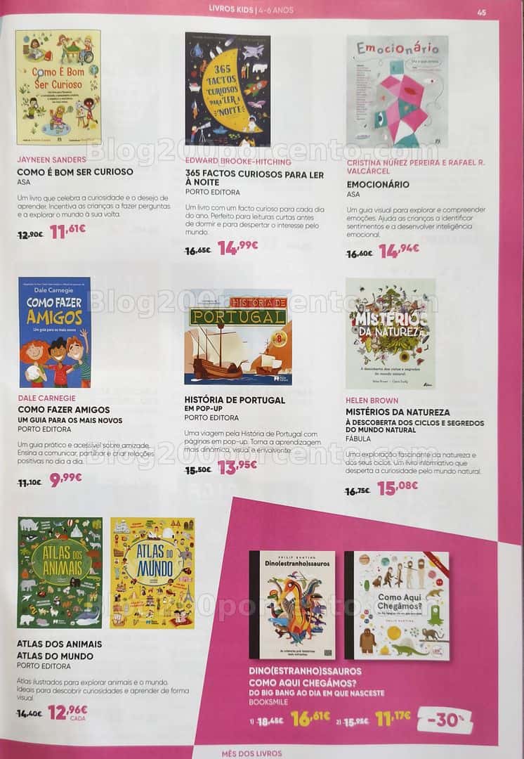 Antevisão Folheto FNAC Mês dos Livros Promoções de 16 abril a 20 maio