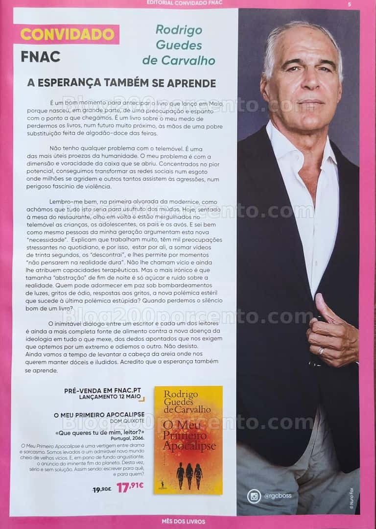 Antevisão Folheto FNAC Mês dos Livros Promoções de 16 abril a 20 maio