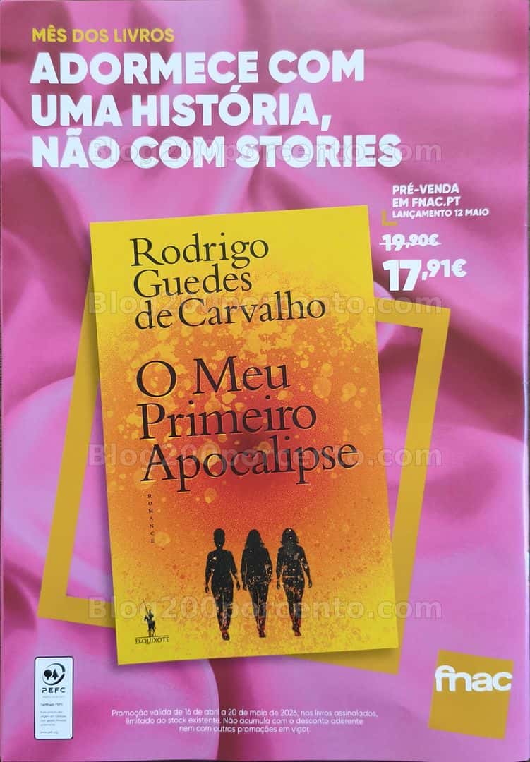 Antevisão Folheto FNAC Mês dos Livros Promoções de 16 abril a 20 maio
