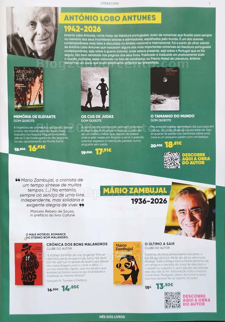 Antevisão Folheto FNAC Mês dos Livros Promoções de 16 abril a 20 maio