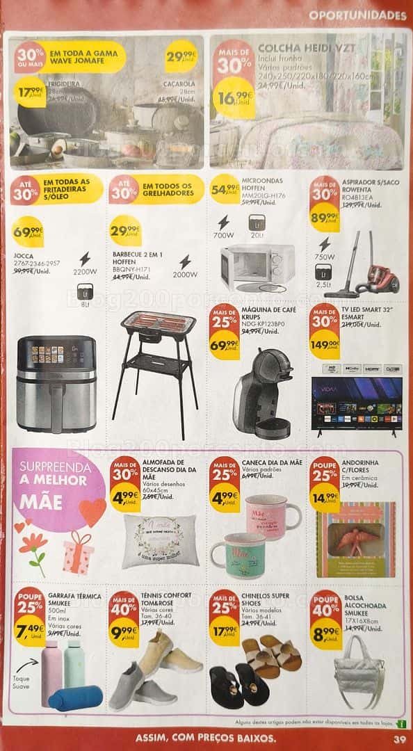 Antevisão Folheto PINGO DOCE Bazar Promoções de 21 a 27 abril