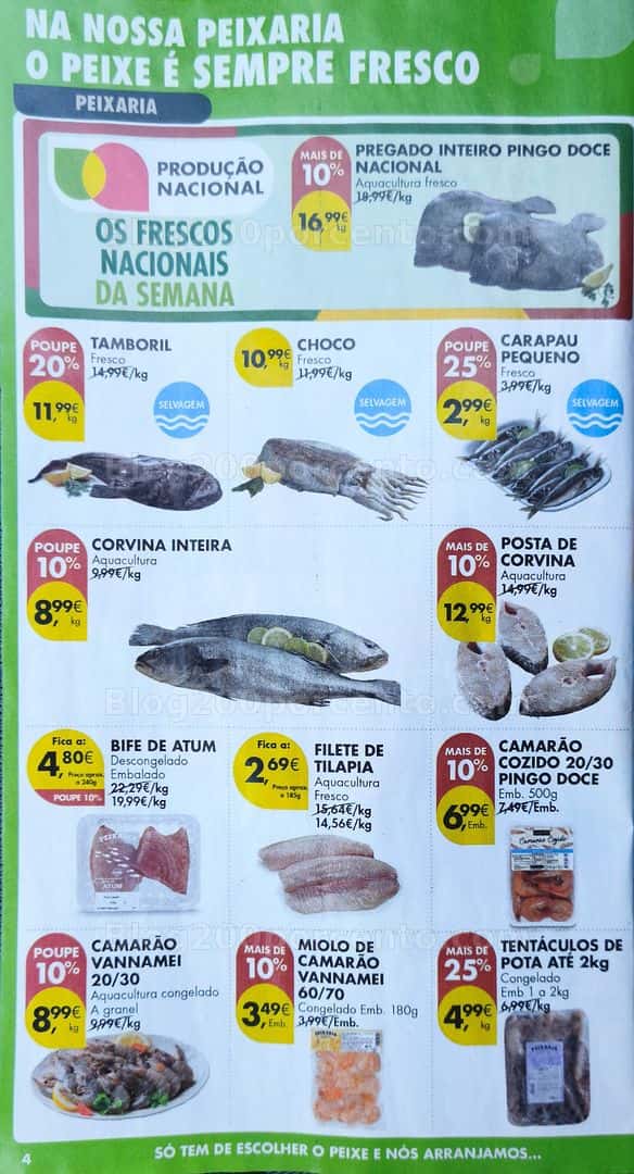 Antevisão Folheto PINGO DOCE Promoções de 7 a 13 abril