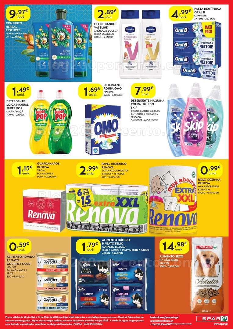 Antevisão Folheto SPAR Promoções de 28 abril a 10 maio