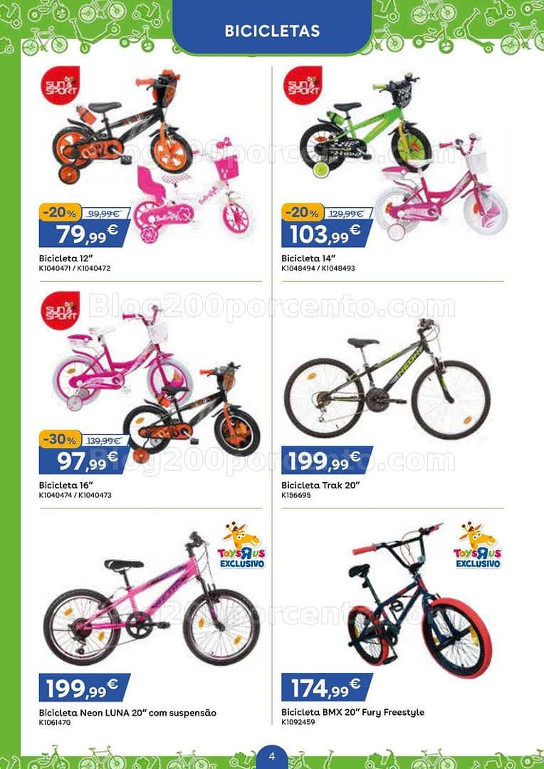 Antevisão Folheto TOYSRUS Mês das Rodas Promoções até 28 abril