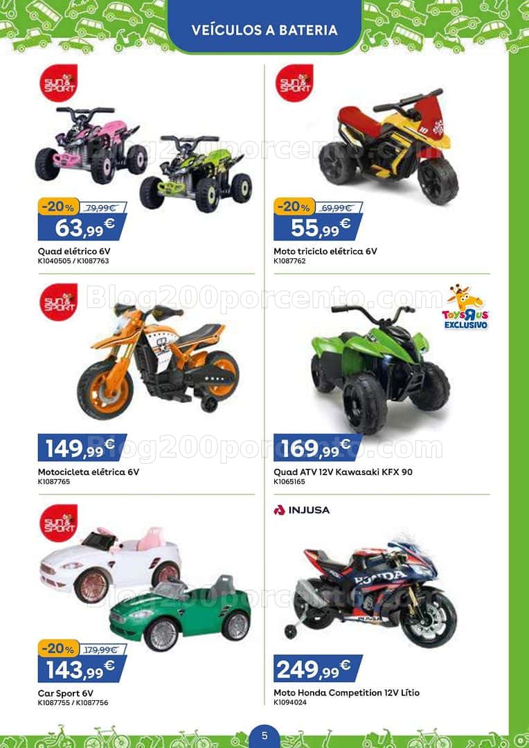 Antevisão Folheto TOYSRUS Mês das Rodas Promoções até 28 abril