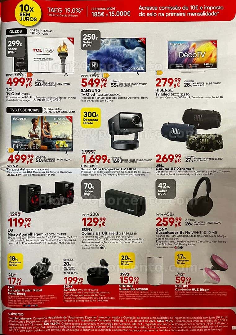 Antevisão Folheto WORTEN Promoções de 14 a 27 abril