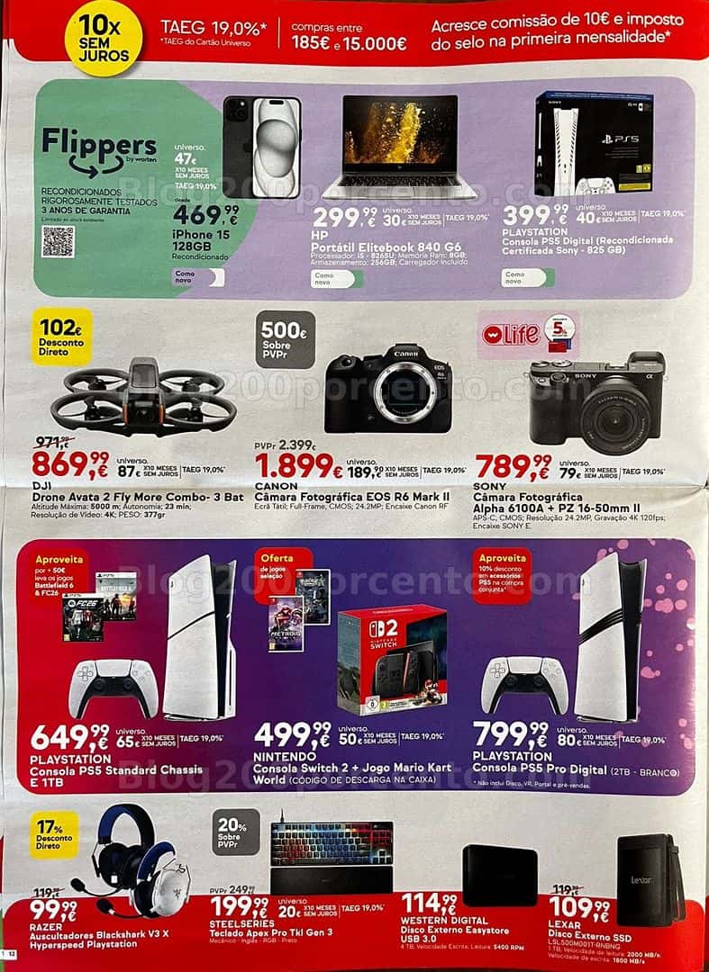 Antevisão Folheto WORTEN Promoções de 14 a 27 abril