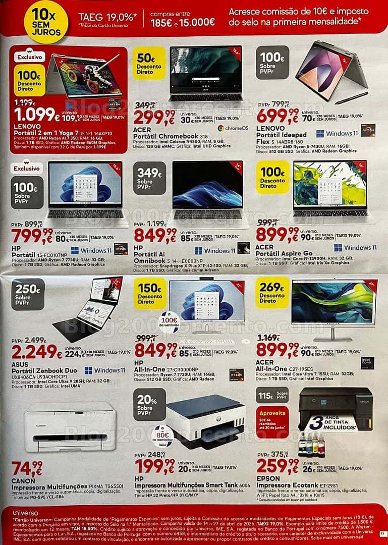 Antevisão Folheto WORTEN Promoções de 14 a 27 abril