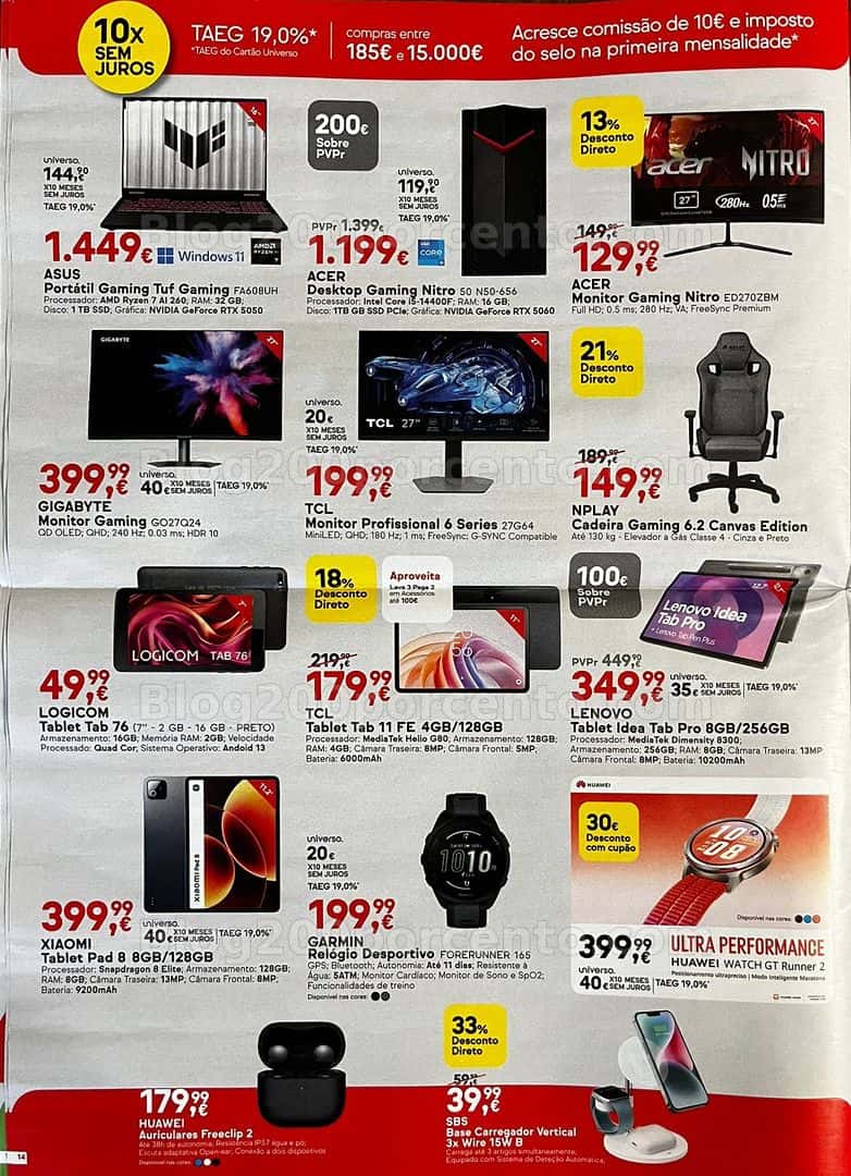 Antevisão Folheto WORTEN Promoções de 14 a 27 abril