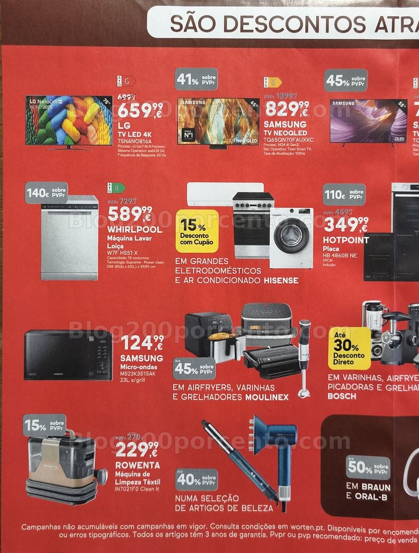 Antevisão Folheto WORTEN Bonus Days Promoções de 30 abril a 4 maio