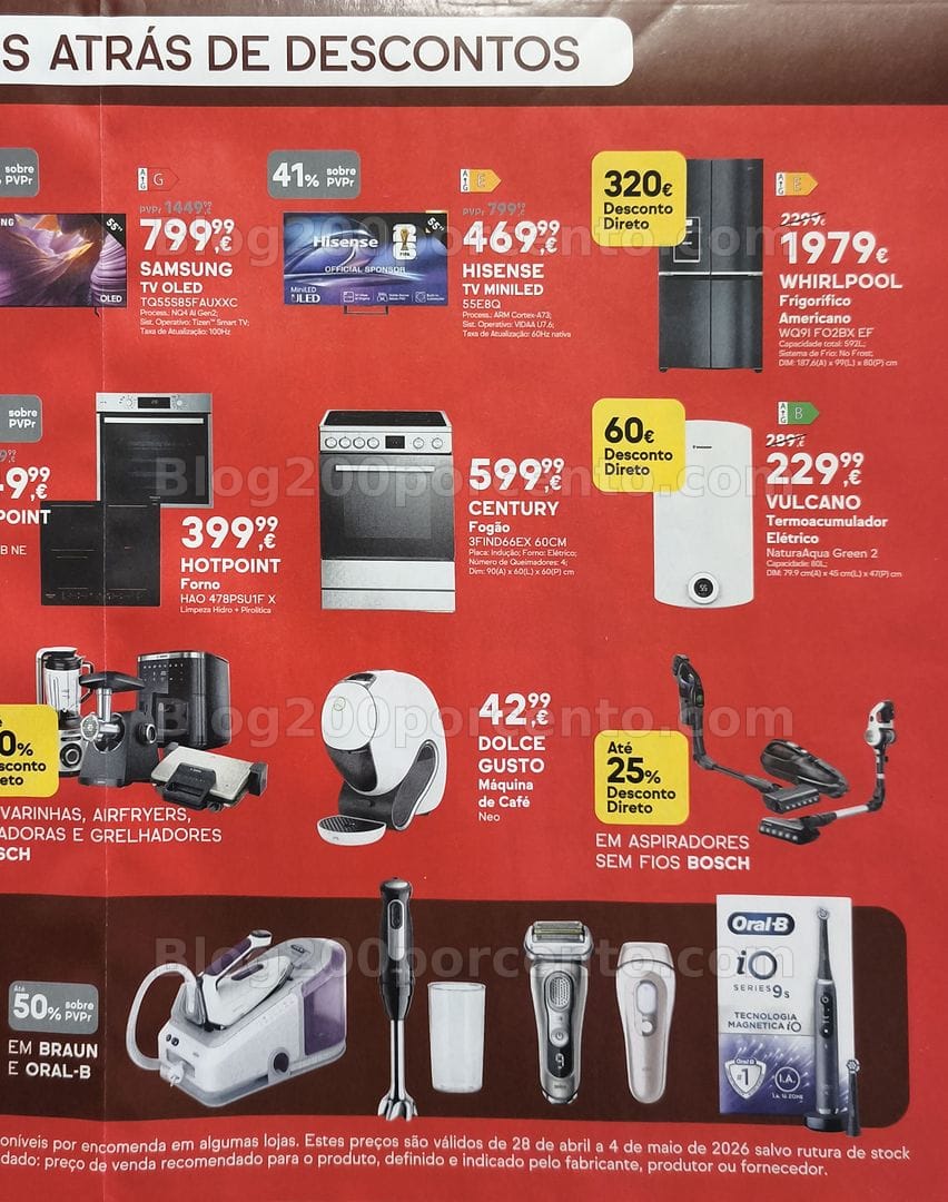 Antevisão Folheto WORTEN Bonus Days Promoções de 30 abril a 4 maio