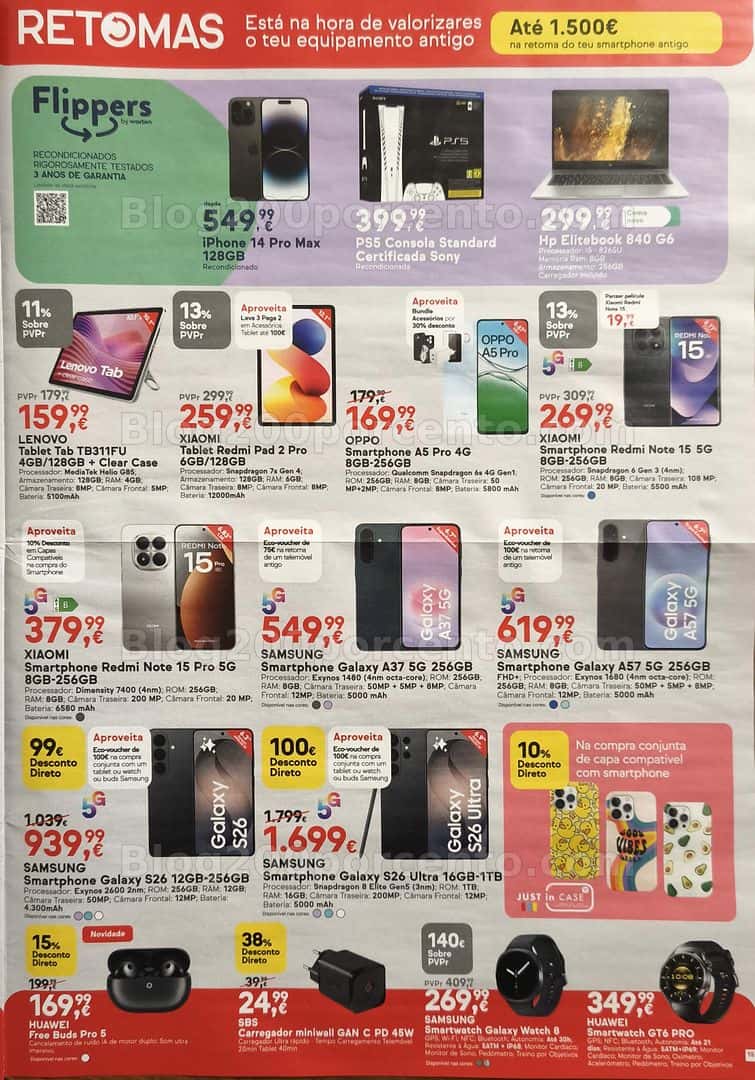 Antevisão Folheto WORTEN Promoções de 7 a 13 abril