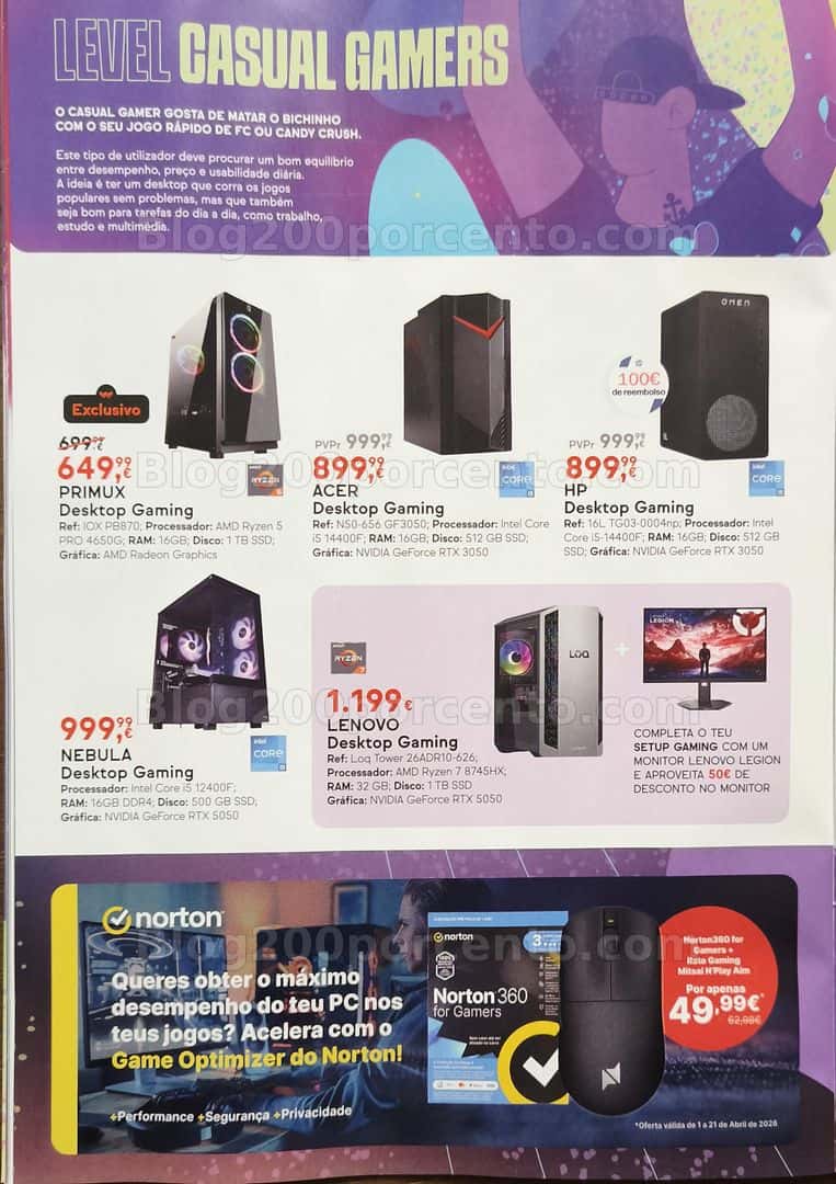 Antevisão Folheto WORTEN Game Ring Promoções até 21 abril