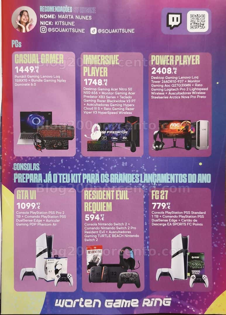Antevisão Folheto WORTEN Game Ring Promoções até 21 abril