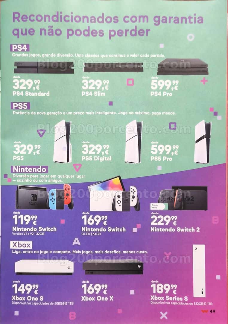 Antevisão Folheto WORTEN Game Ring Promoções até 21 abril