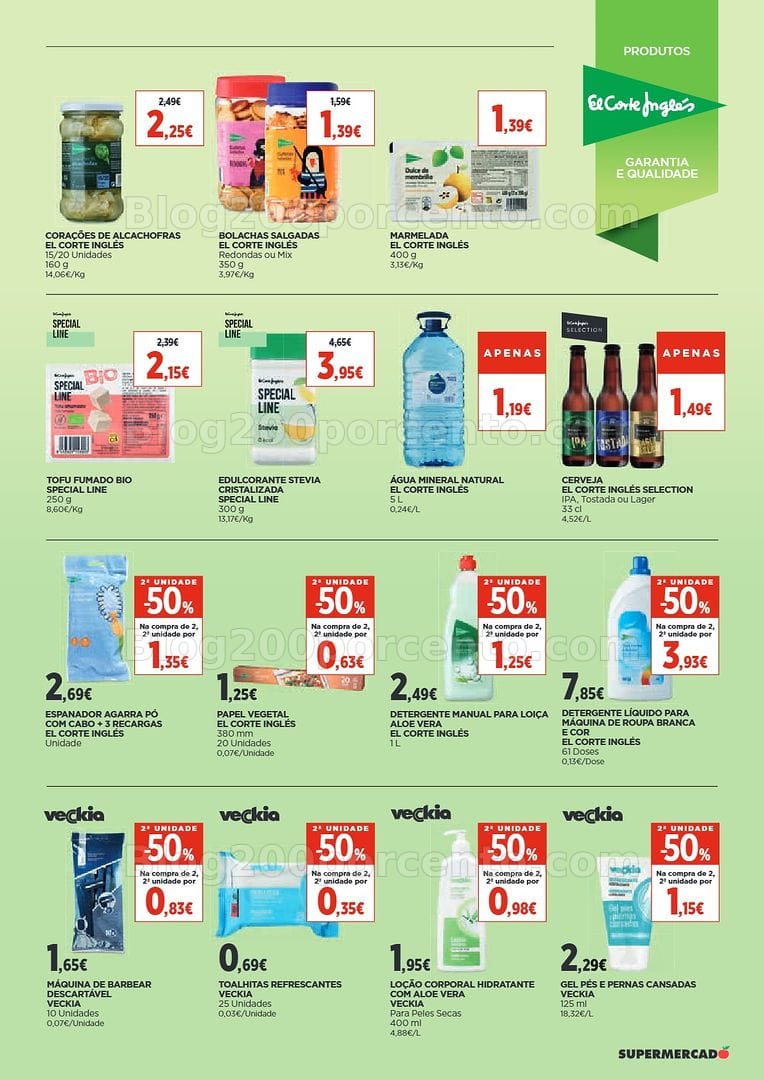 Antevisão Folheto EL CORTE INGLÉS Promoções de 8 a 21 maio