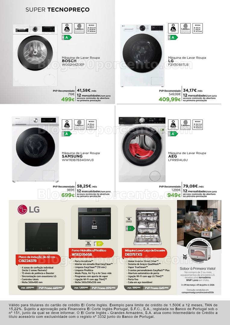 Antevisão Folheto EL CORTE INGLÉS Tecnologia Promoções de 1 a 17 maio