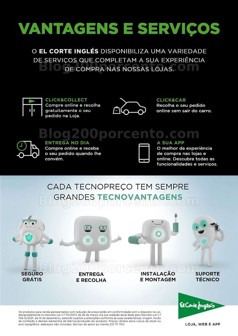 Antevisão Folheto EL CORTE INGLÉS Tecnologia Promoções de 1 a 17 maio