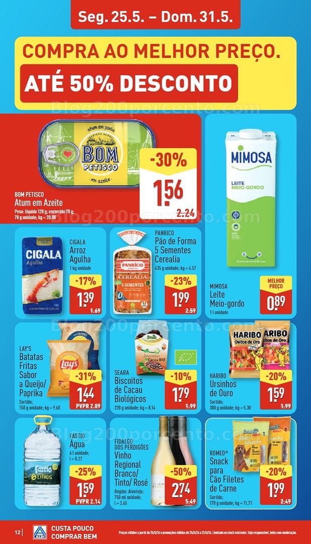 Antevisão Folheto ALDI Promoções de 25 a 31 maio