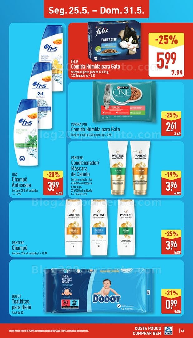 Antevisão Folheto ALDI Promoções de 25 a 31 maio