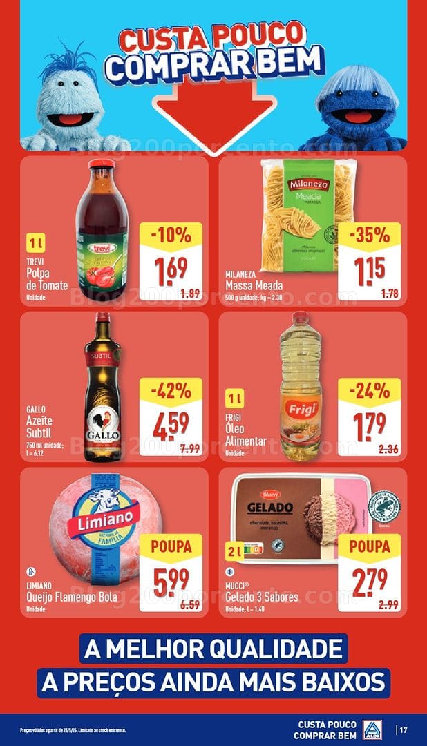 Antevisão Folheto ALDI Promoções de 25 a 31 maio