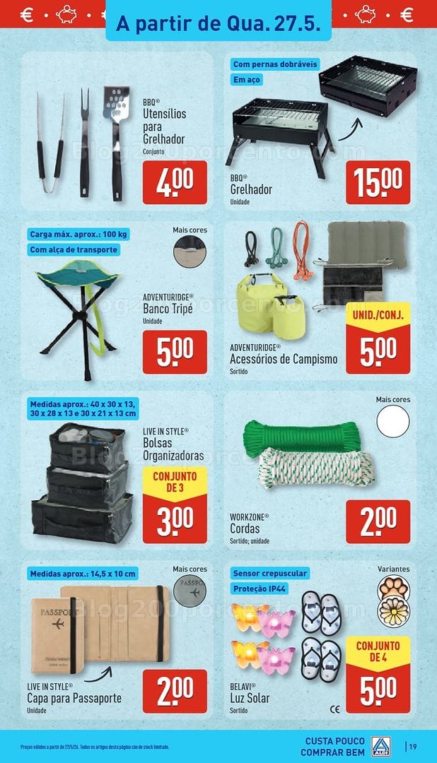 Antevisão Folheto ALDI Promoções de 25 a 31 maio