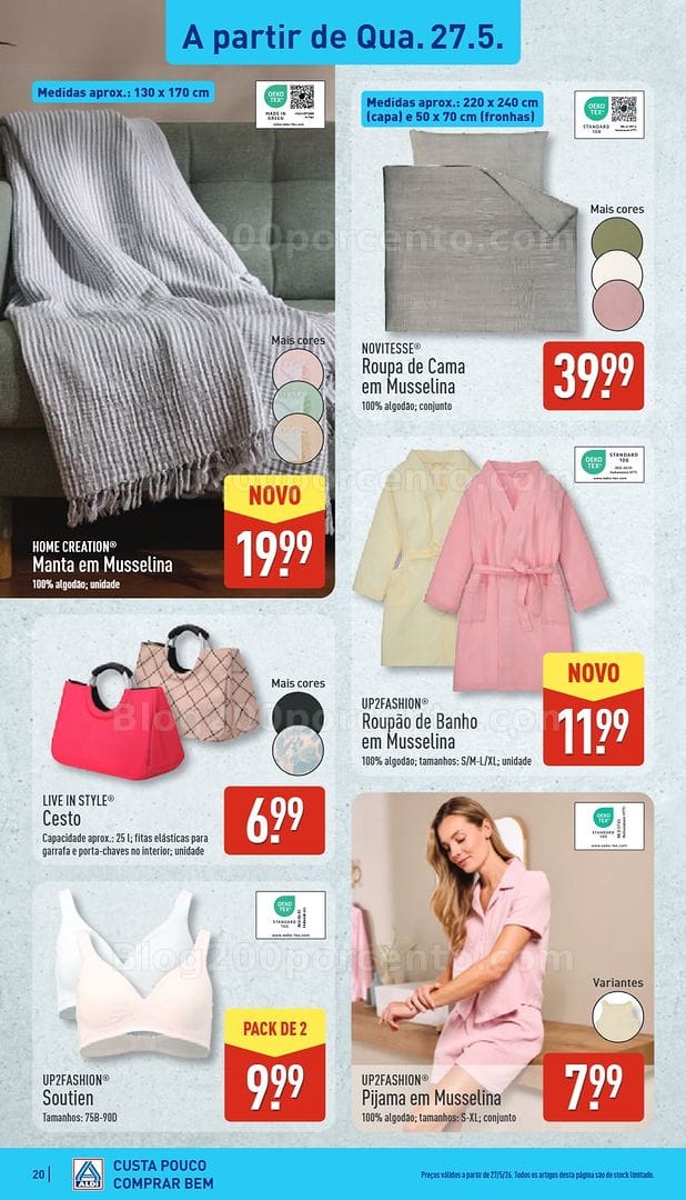 Antevisão Folheto ALDI Promoções de 25 a 31 maio