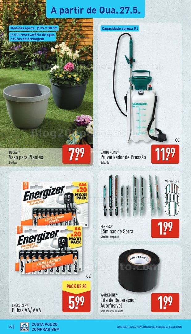 Antevisão Folheto ALDI Promoções de 25 a 31 maio