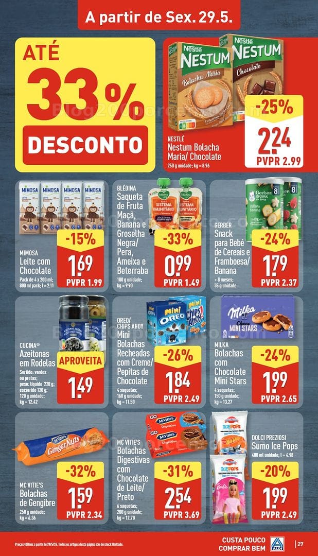 Antevisão Folheto ALDI Promoções de 25 a 31 maio