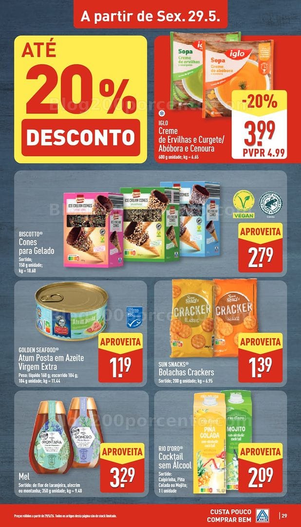 Antevisão Folheto ALDI Promoções de 25 a 31 maio