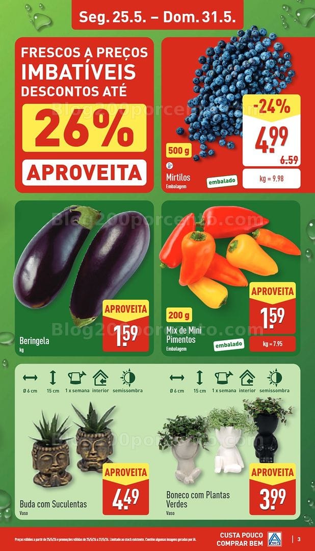 Antevisão Folheto ALDI Promoções de 25 a 31 maio