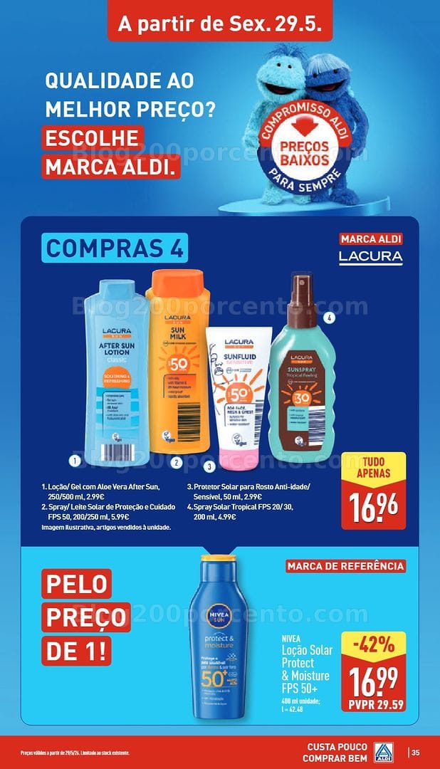 Antevisão Folheto ALDI Promoções de 25 a 31 maio