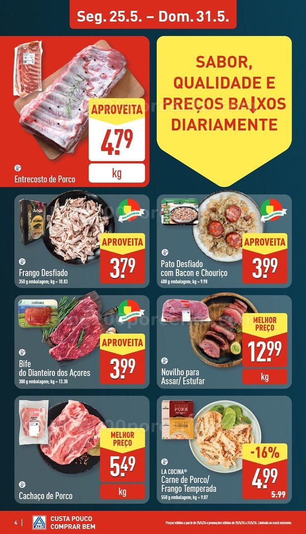 Antevisão Folheto ALDI Promoções de 25 a 31 maio