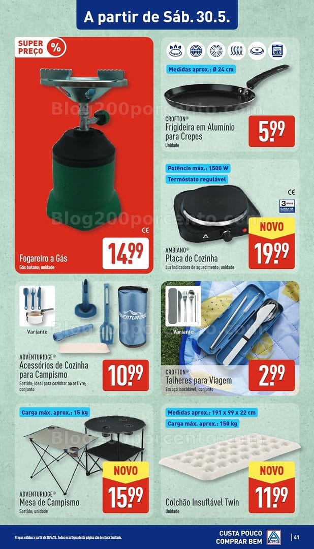 Antevisão Folheto ALDI Promoções de 25 a 31 maio