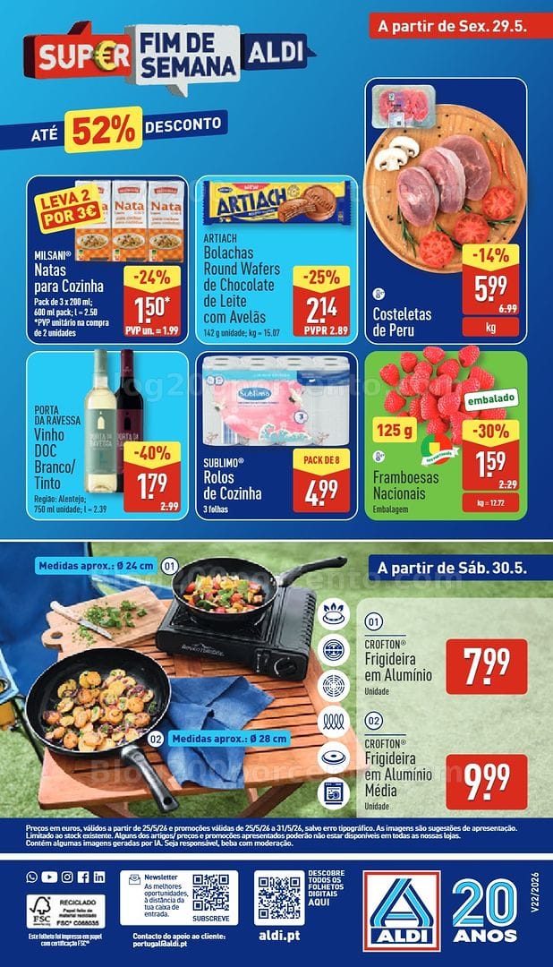 Antevisão Folheto ALDI Promoções de 25 a 31 maio