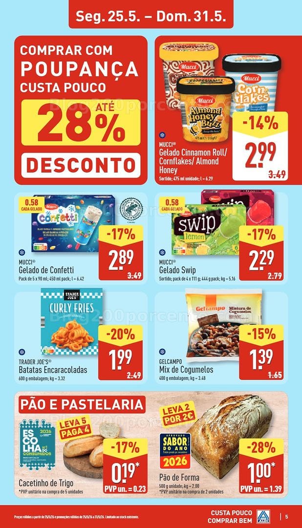 Antevisão Folheto ALDI Promoções de 25 a 31 maio