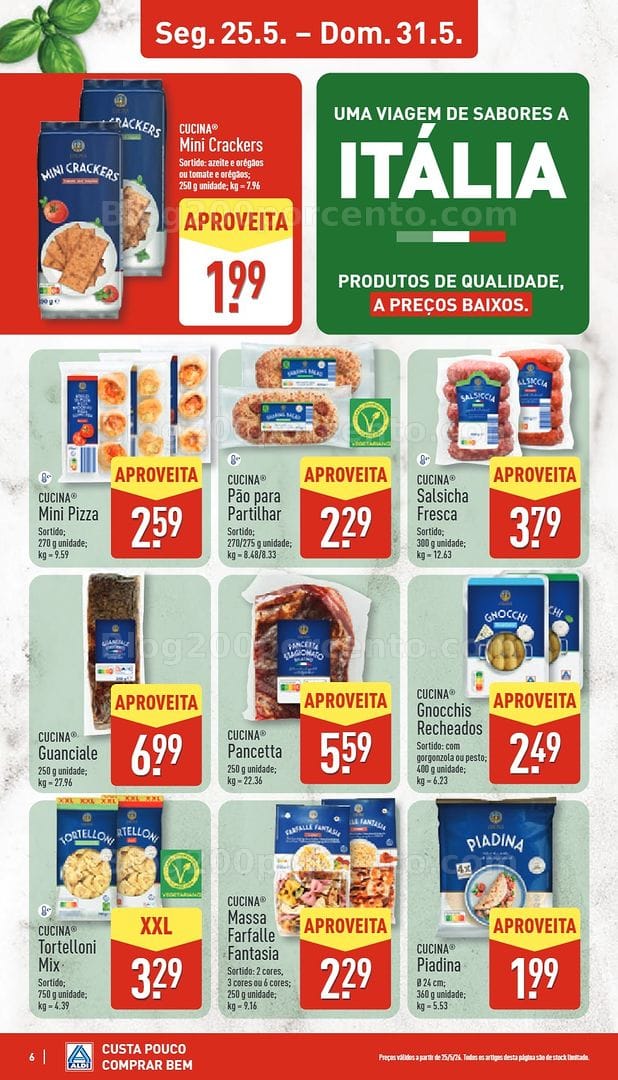 Antevisão Folheto ALDI Promoções de 25 a 31 maio