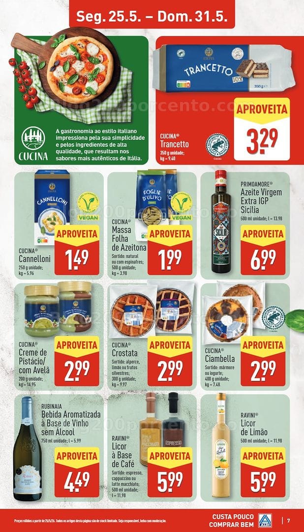 Antevisão Folheto ALDI Promoções de 25 a 31 maio