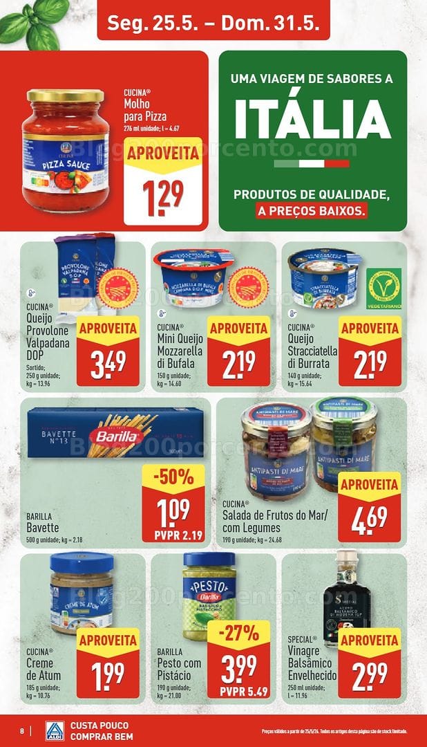 Antevisão Folheto ALDI Promoções de 25 a 31 maio