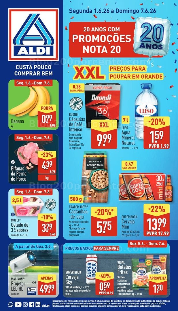 Antevisão Folheto ALDI Promoções de 1 a 7 junho - Edição Digital