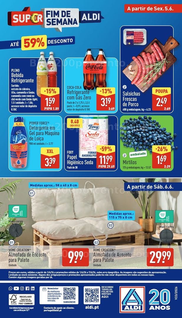 Antevisão Folheto ALDI Promoções de 1 a 7 junho - Edição Digital