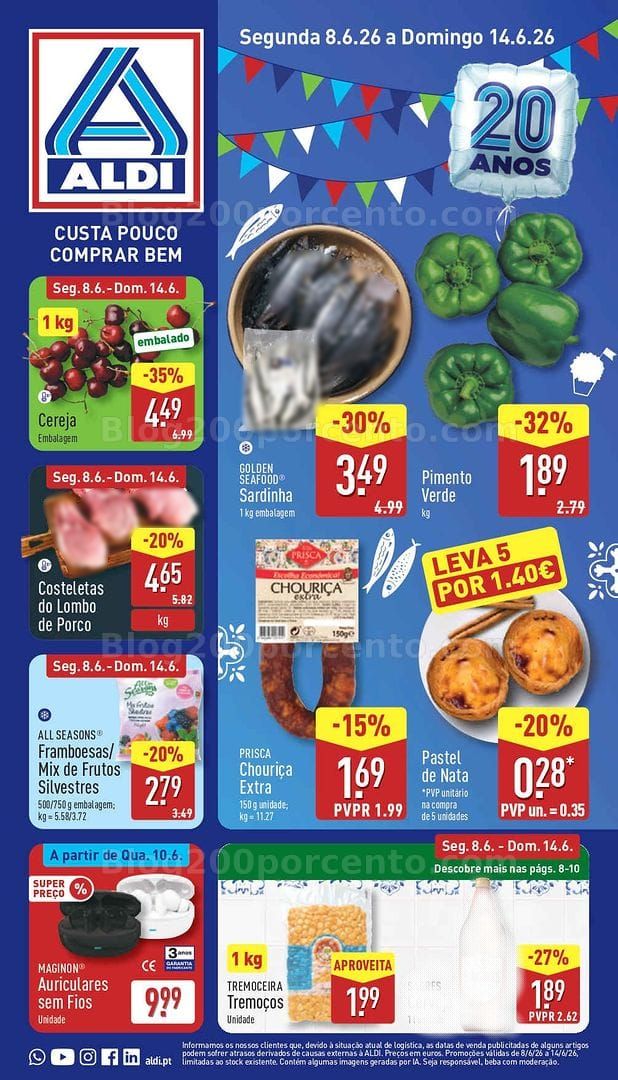 Antevisão Folheto ALDI Promoções de 8 a 14 junho - Edição Digital