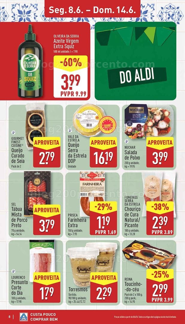 Antevisão Folheto ALDI Promoções de 8 a 14 junho - Edição Digital