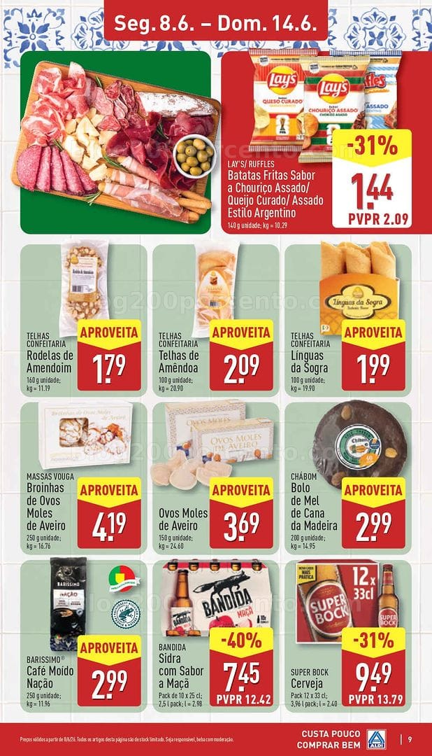 Antevisão Folheto ALDI Promoções de 8 a 14 junho - Edição Digital