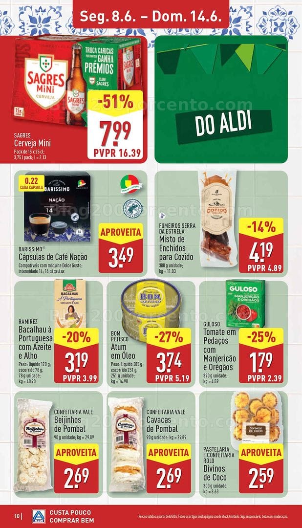 Antevisão Folheto ALDI Promoções de 8 a 14 junho - Edição Digital