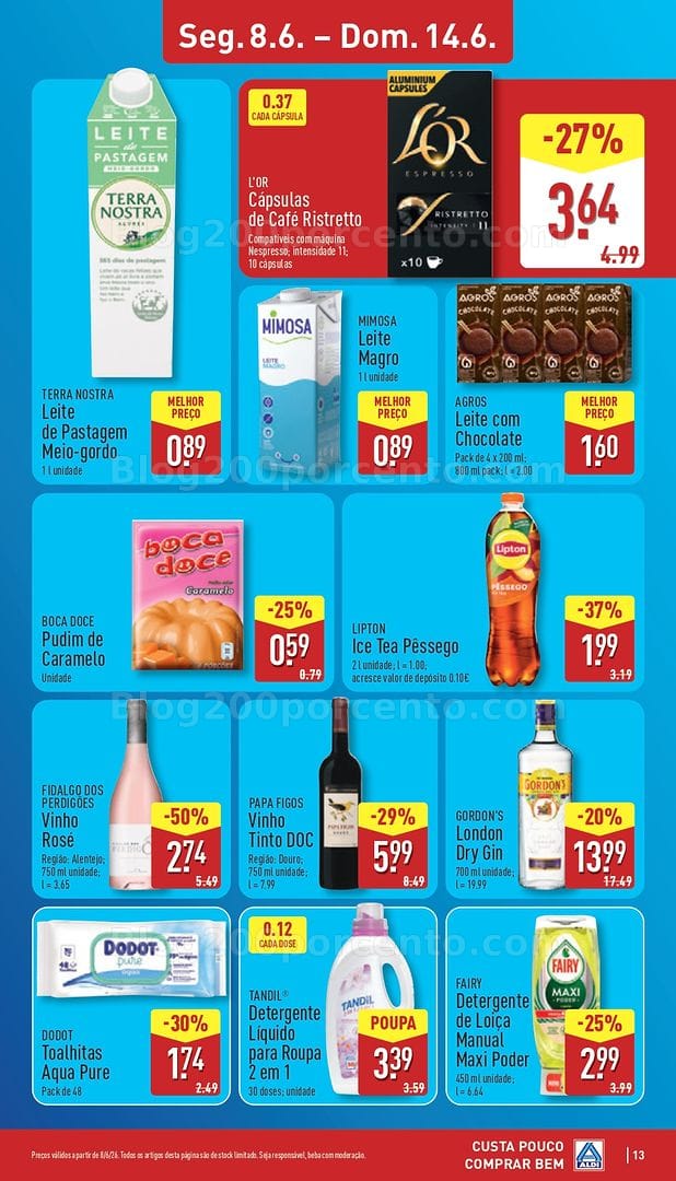 Antevisão Folheto ALDI Promoções de 8 a 14 junho - Edição Digital