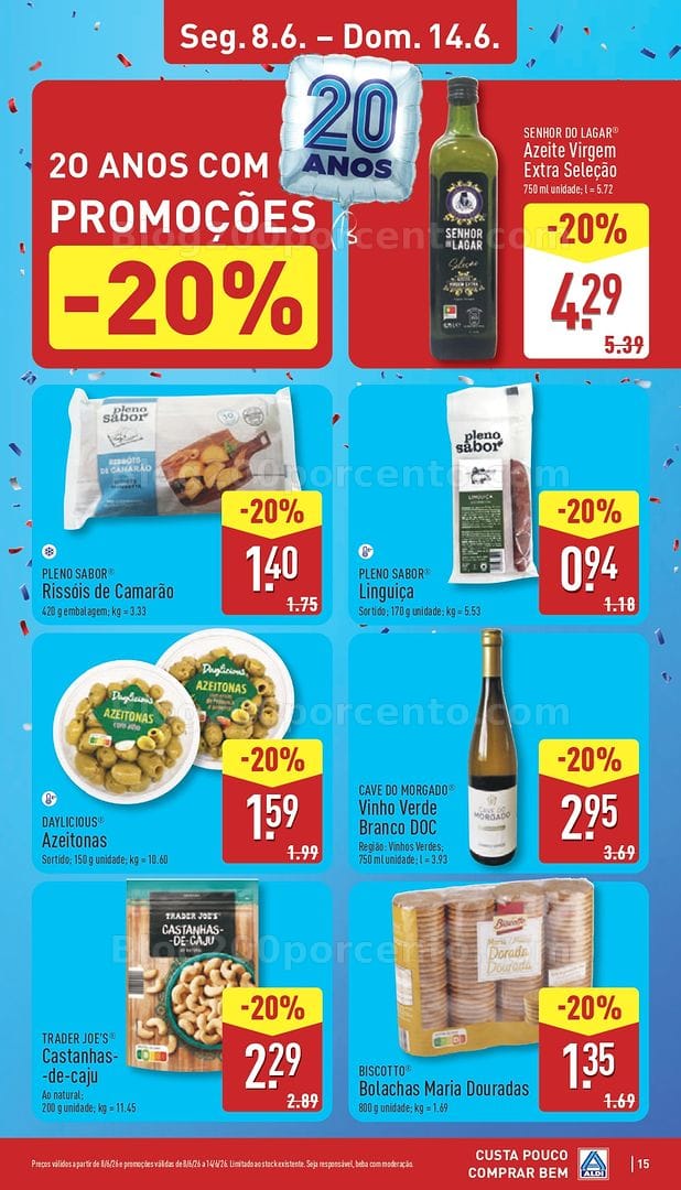 Antevisão Folheto ALDI Promoções de 8 a 14 junho - Edição Digital